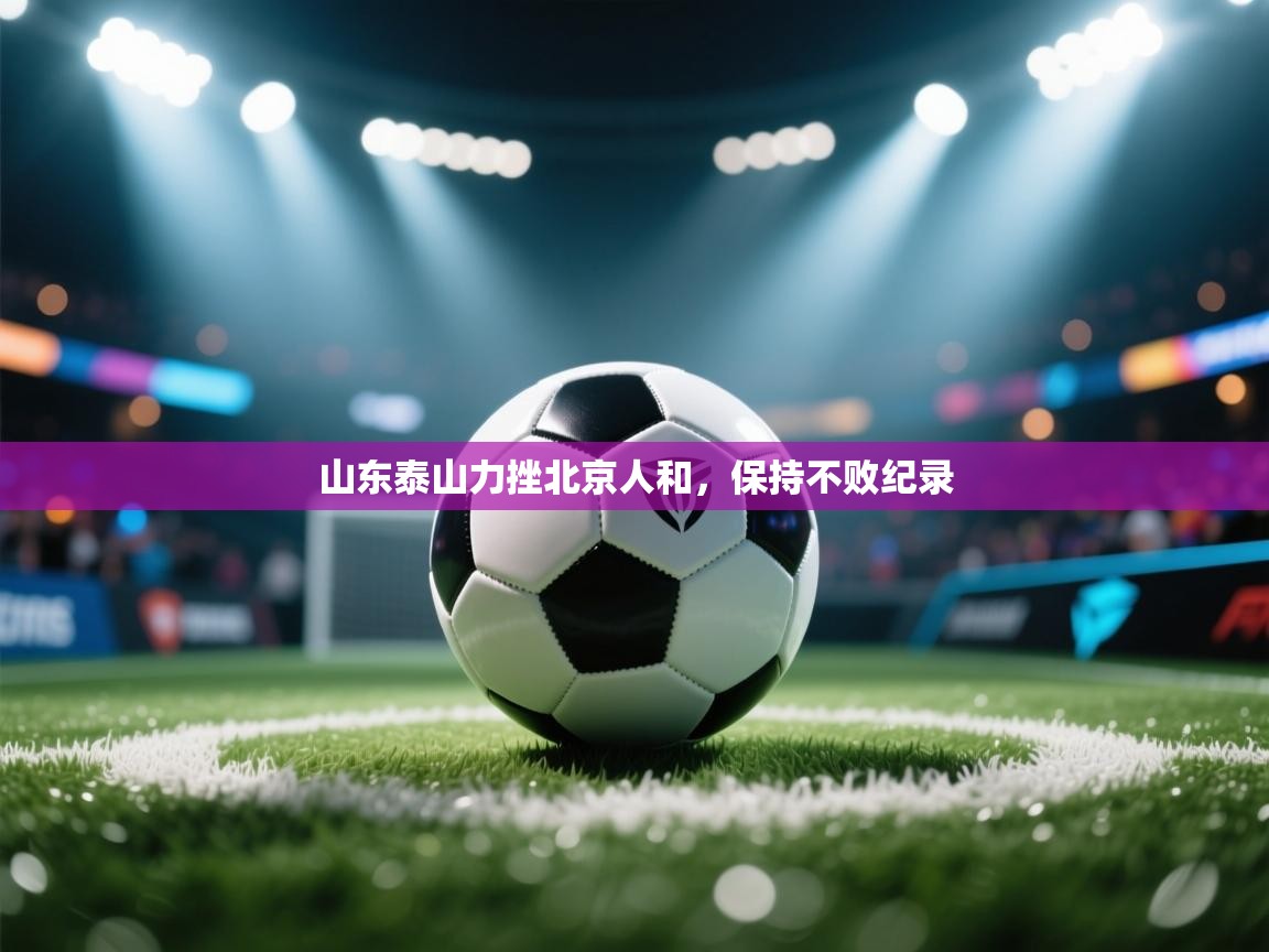 山东泰山力挫北京人和,保持不败纪录 第1张